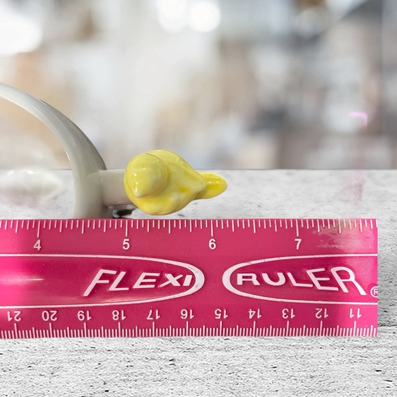 Adorable Cordon Bleu Creamer with a Bird on the Cup Handle - Picture 5 of 5